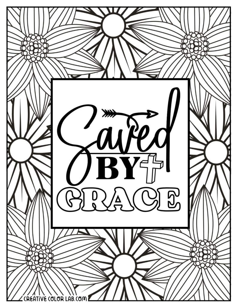 61 Bible Verse Coloring Pages Free Printable Christian Quotes
