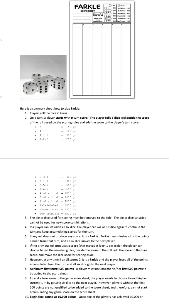 10 000 Dice Game Score Sheet Printable Printable Calendars AT A GLANCE