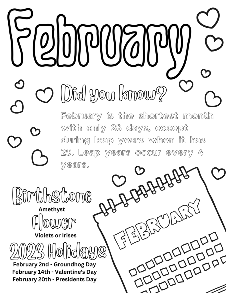 20 Free Printable February Coloring Pages Vrogue co