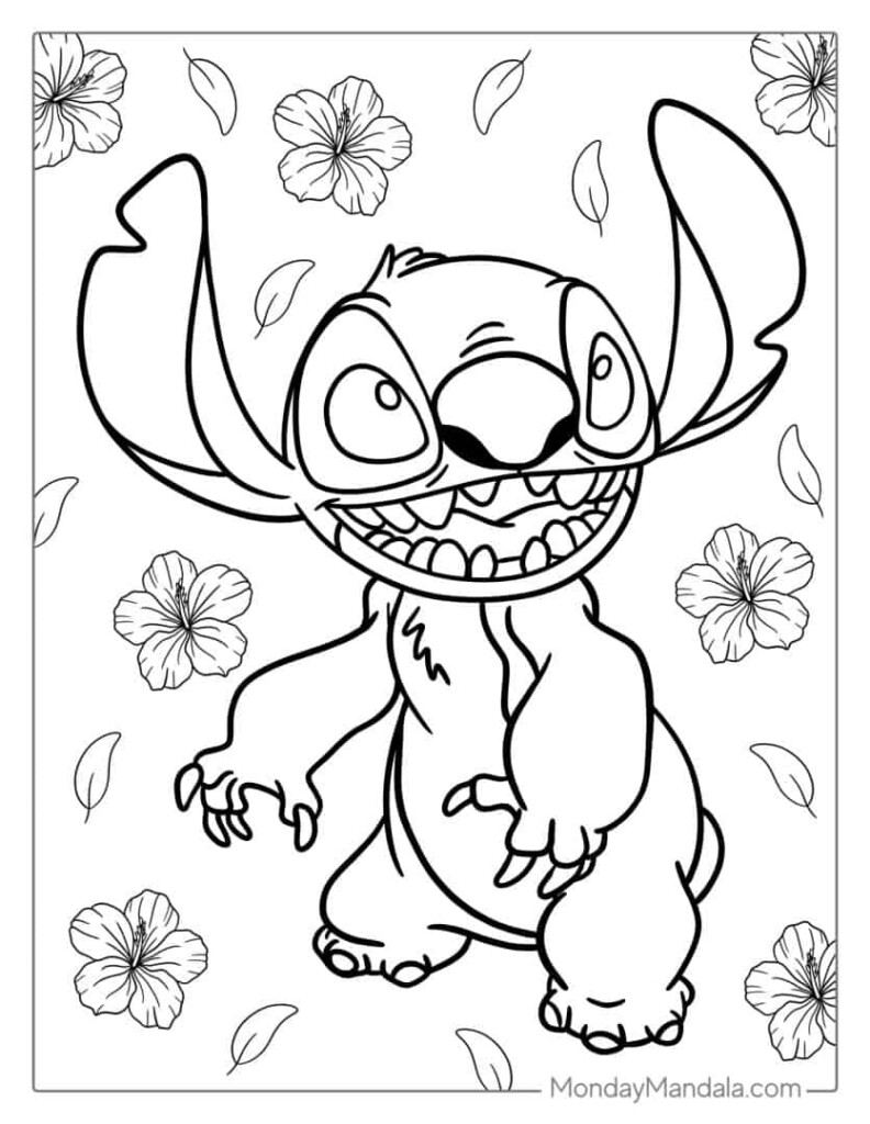 33 Vibrant Stitch Coloring Printable Bratz Coloring