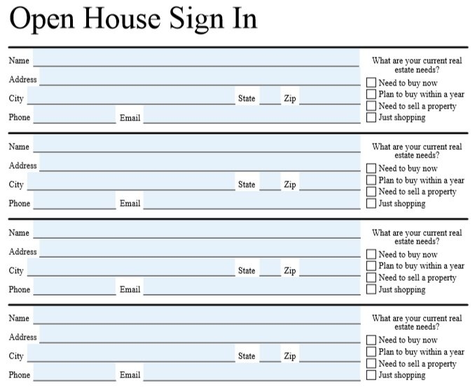 63 Pdf Pdf Printable Open House Sign In Sheet Free Pr Vrogue co