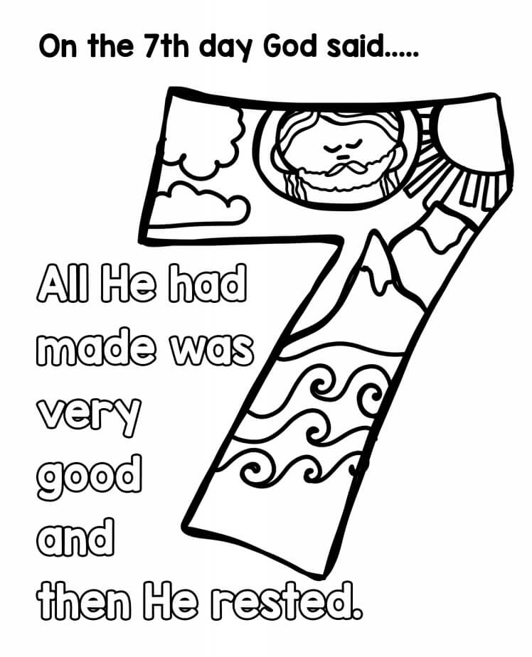 6th Day Of Creation Coloring Page Free Printable Coloring Pages For Kids