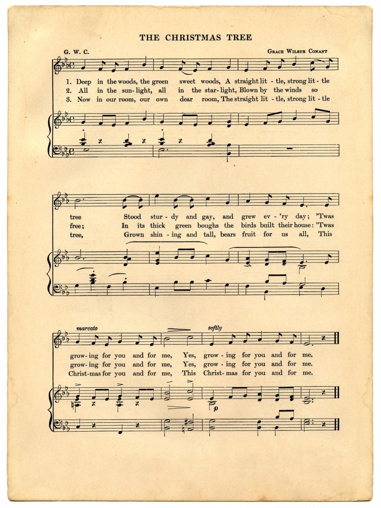 7 Best Free Printable Vintage Christmas Sheet Music PDF For Free At 