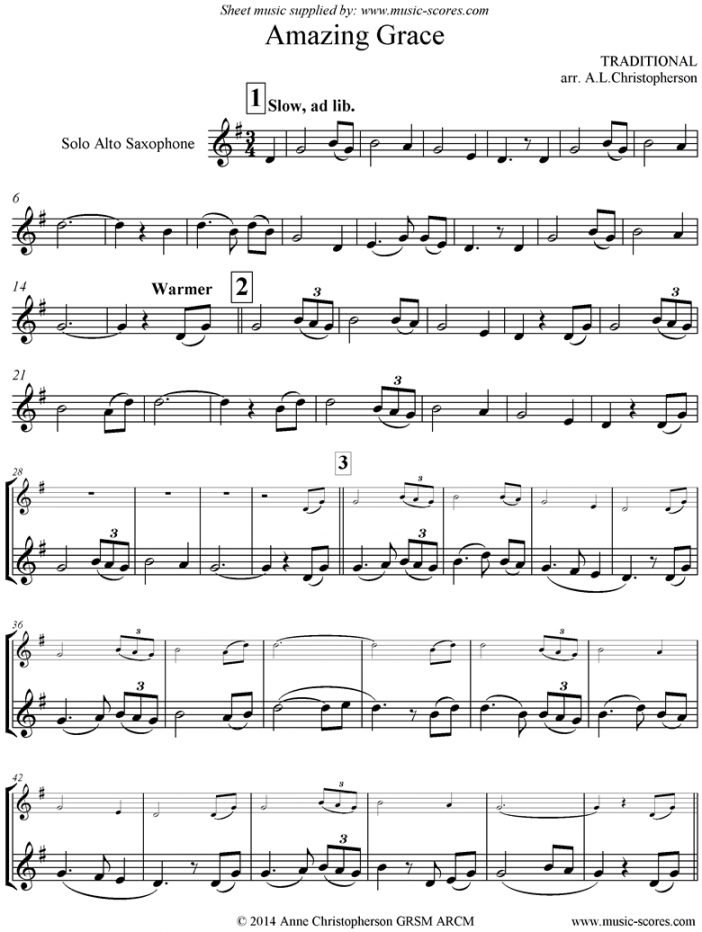 Alto Saxophone Sheet Music Free Printable FREE Printable A Z