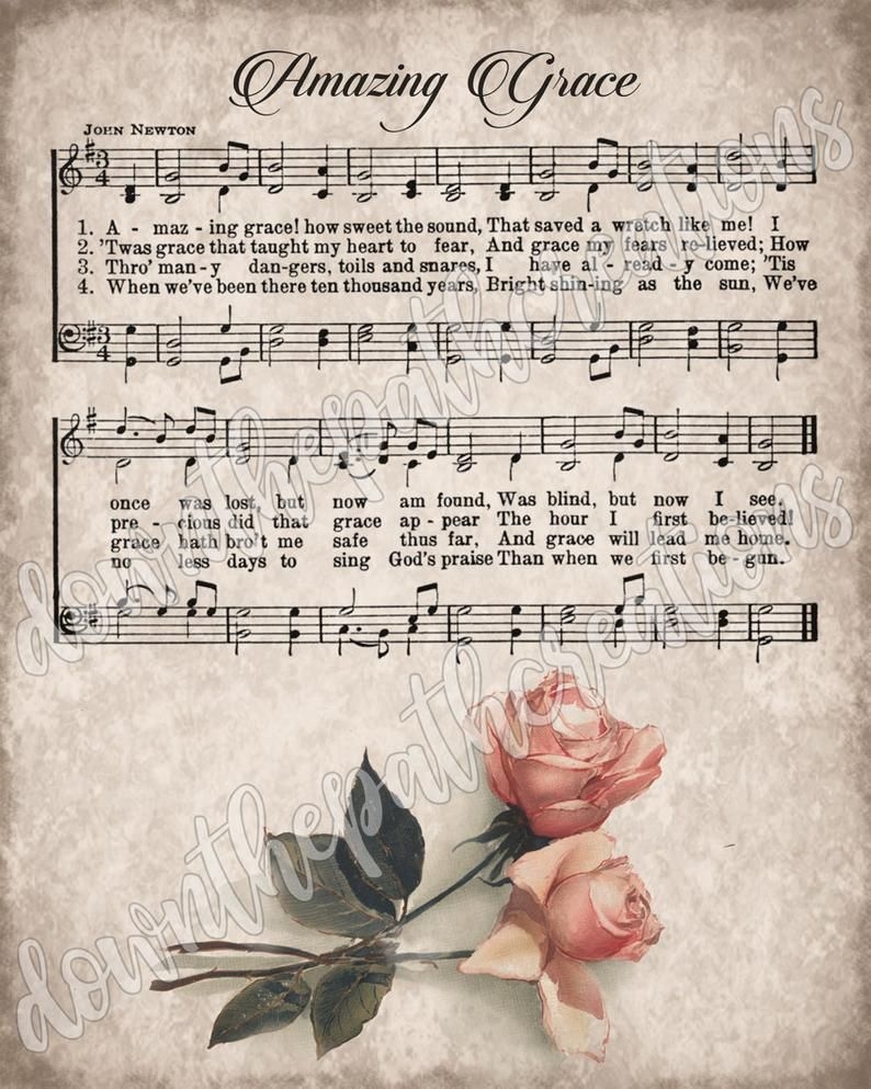 Amazing Grace Free Printable Sheet Music For Guitar Matthew B Delgado