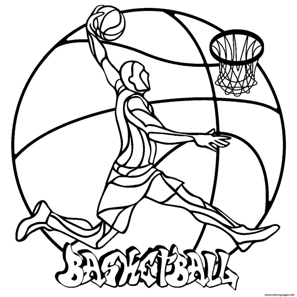 Basketball Coloring Page Printable Dev onallcylinders