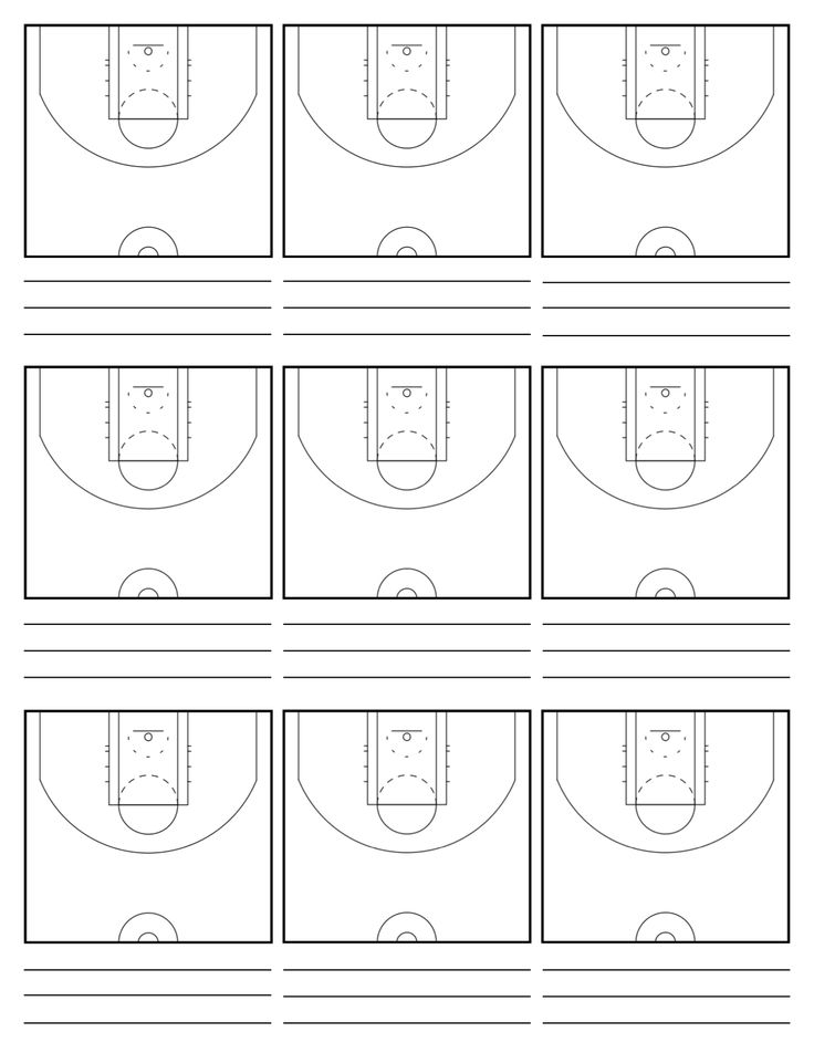 Basketball Printable Play Sheets Printable Calendars AT A GLANCE
