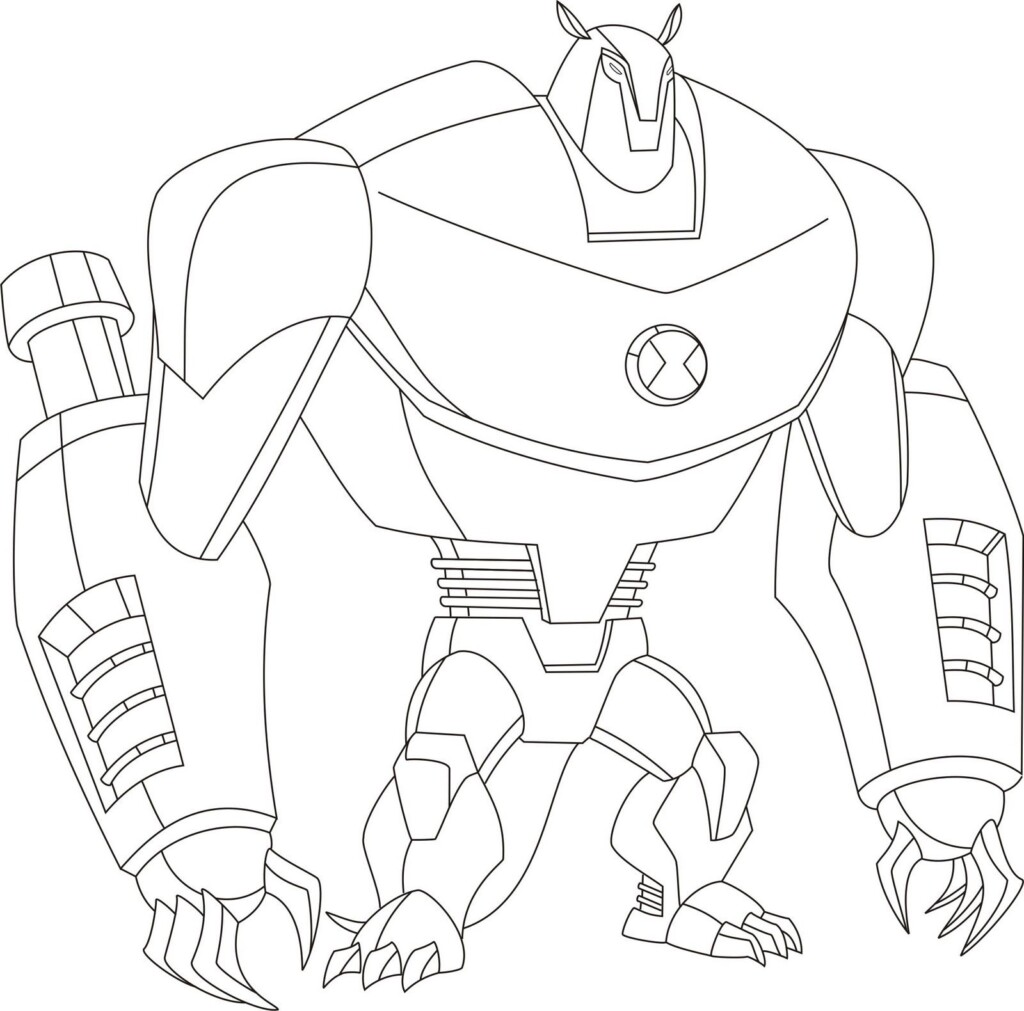 Ben 10 Omniverse Coloring Pages Coloring Home