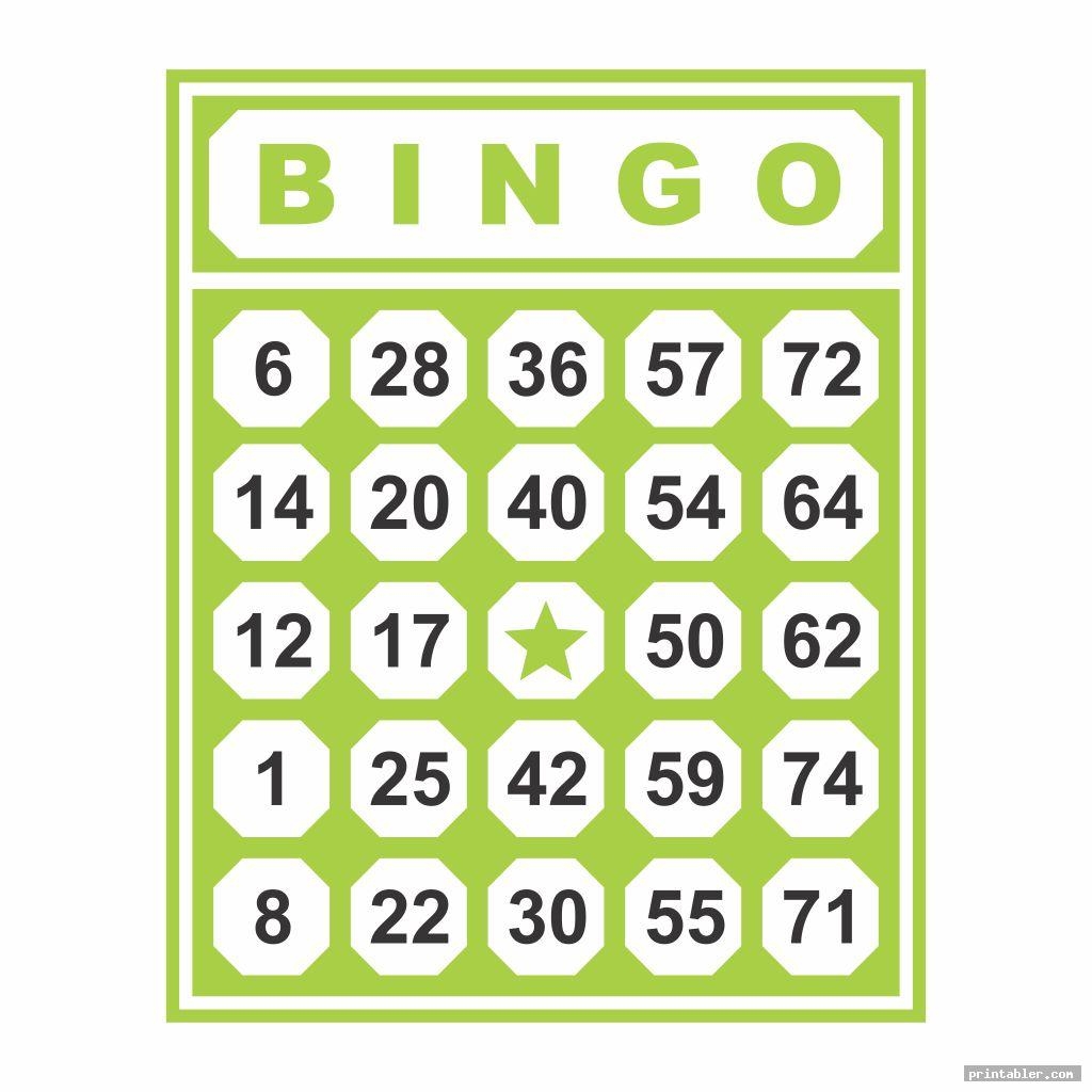 Bingo Call Sheet Printable Gridgit
