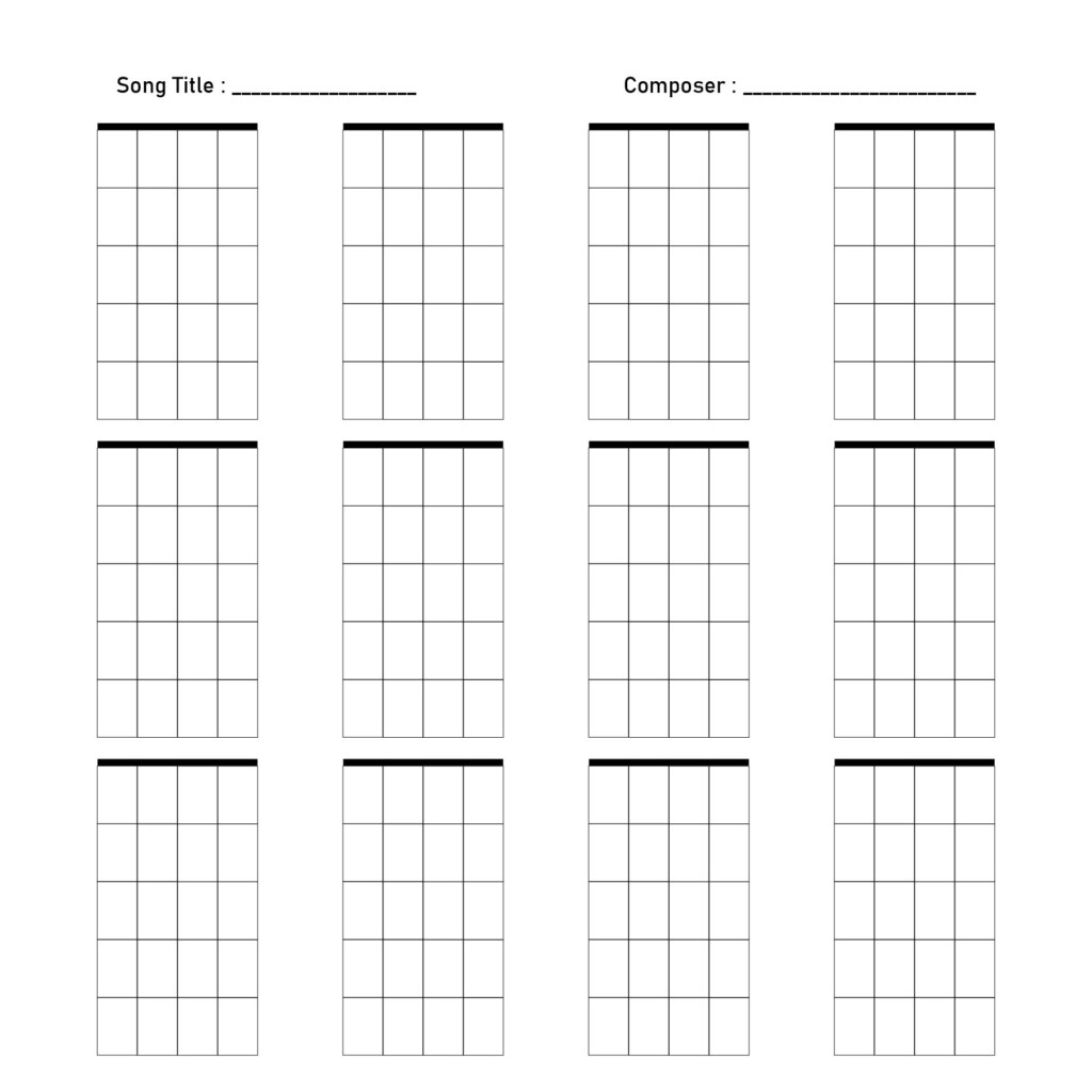 Blank Guitar Chord Sheets Printable Modelspassa Sexiz Pix