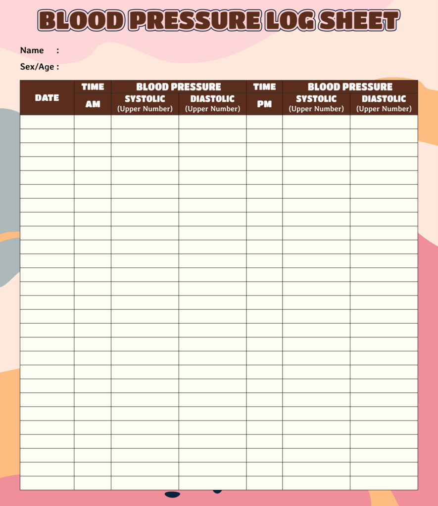 Blood Pressure Chart 20 Free PDF Printables Printablee Blood 