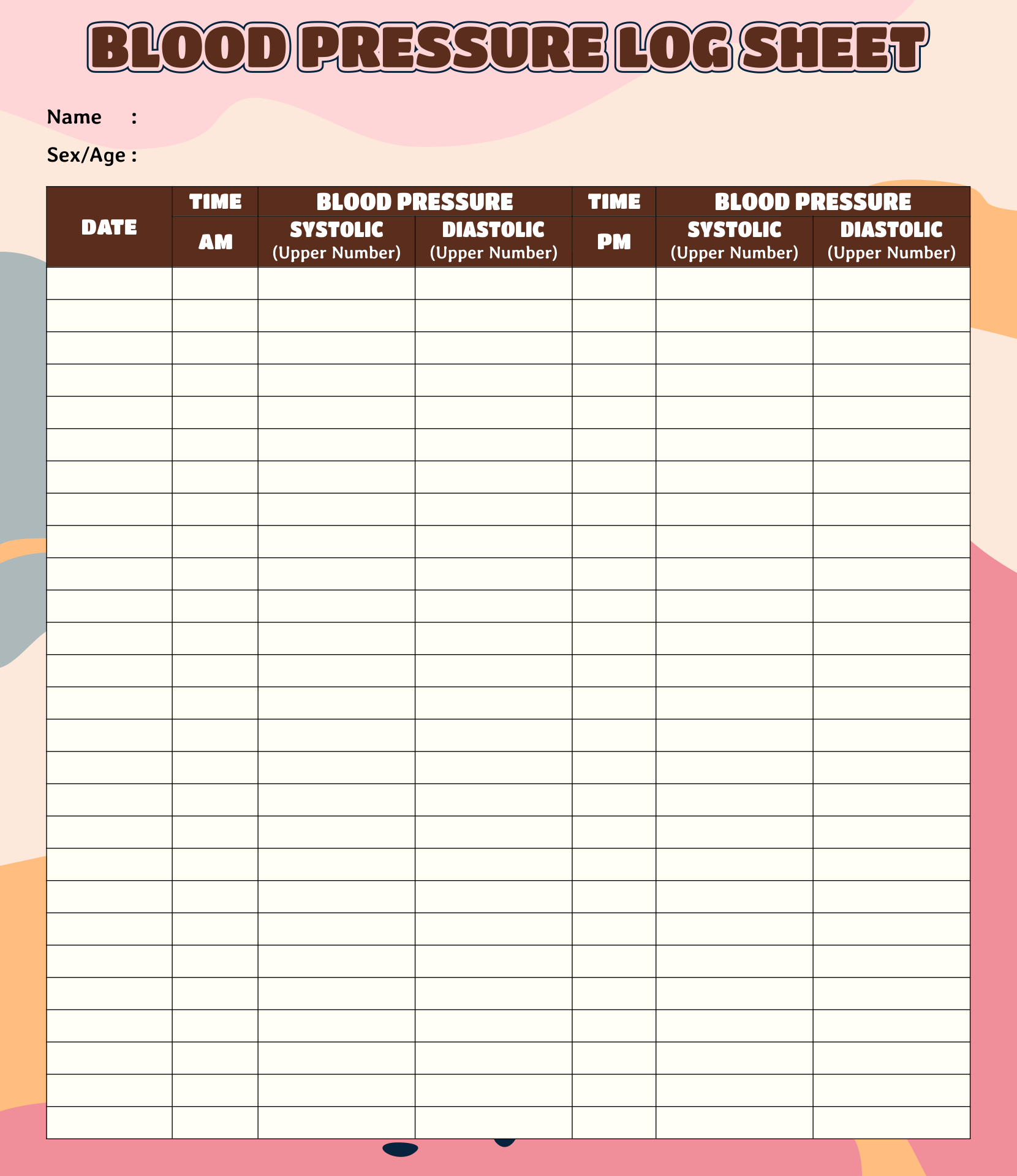 Blood Pressure Chart 20 Free PDF Printables Printablee Blood