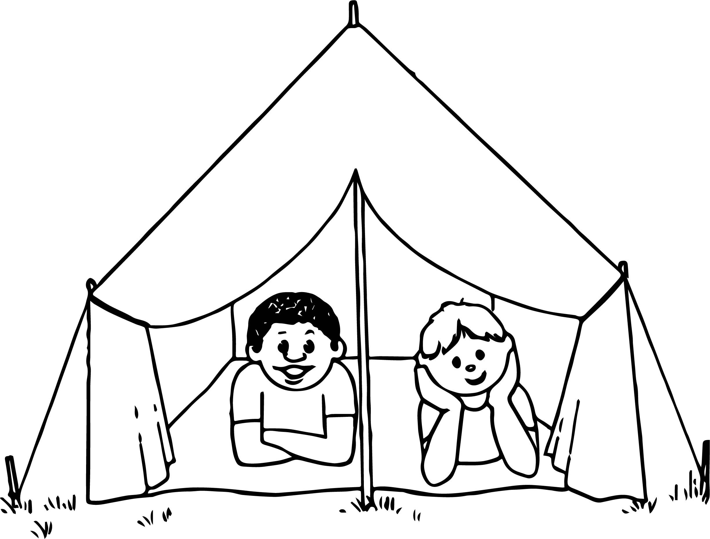 Camping Coloring Sheets Printable Coloring Pages