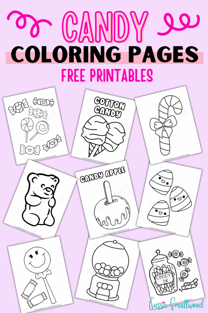 Candy Patterns Printables Candy Coloring Sheets Printables Free 