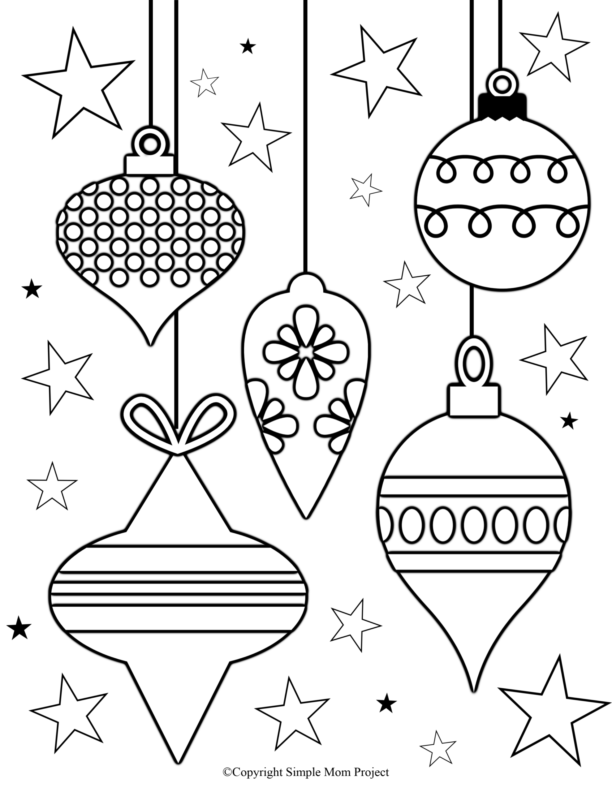 Christmas Coloring Sheets Free Printable Kids Printables