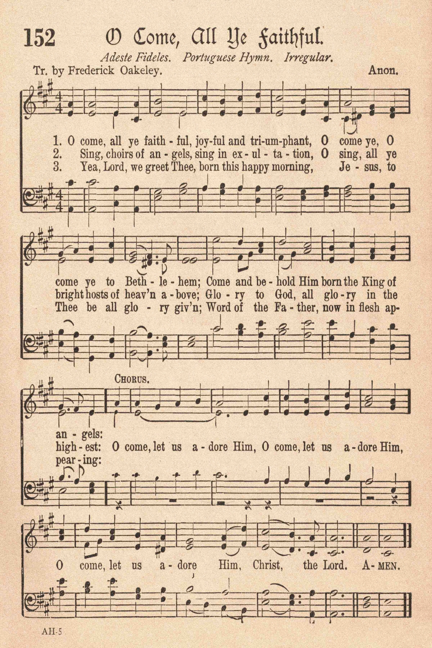 Christmas Sheet Music Free Printable FREE Printable A Z