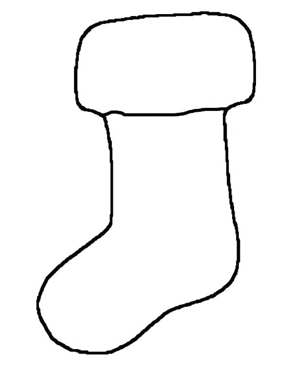 Christmas Stocking Coloring Pages Printable Coloring Pages