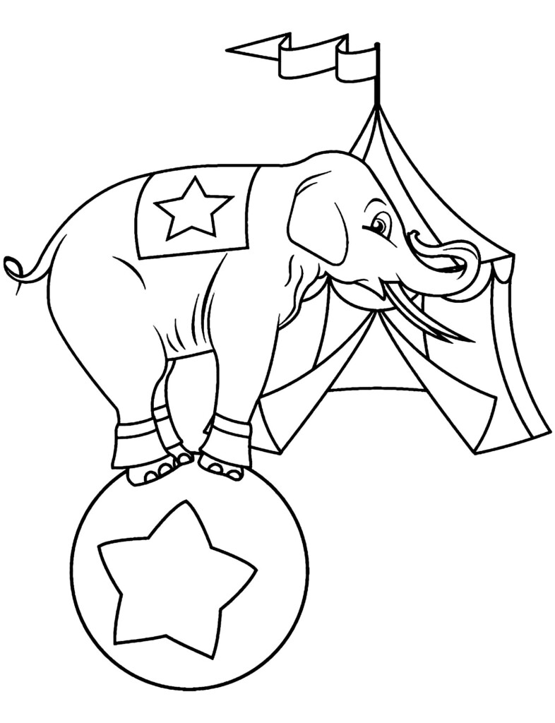 Circus Coloring Pages Printable