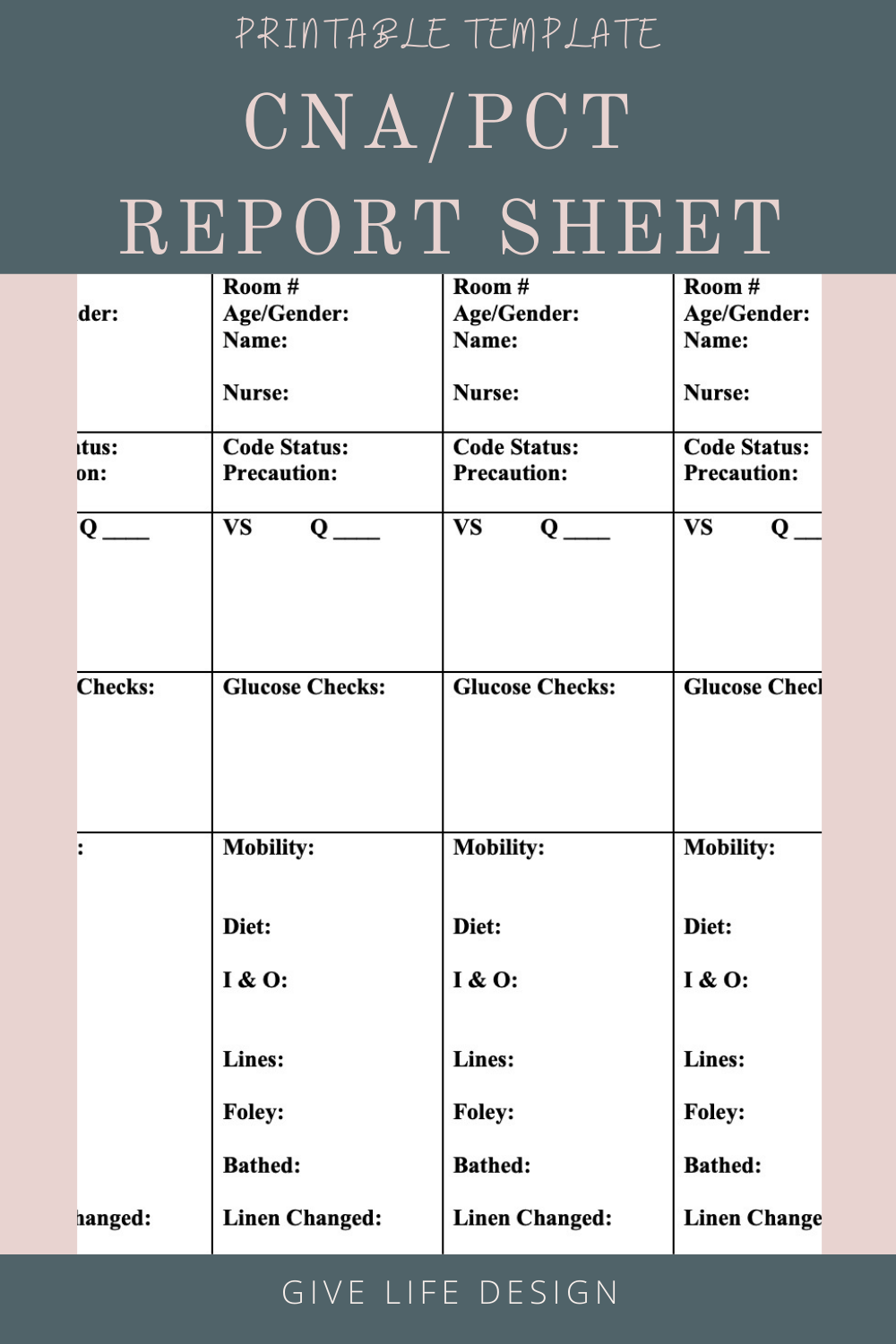 CNA Report Sheet PCT Report Sheet CA Report Sheet Tech Report Sheet