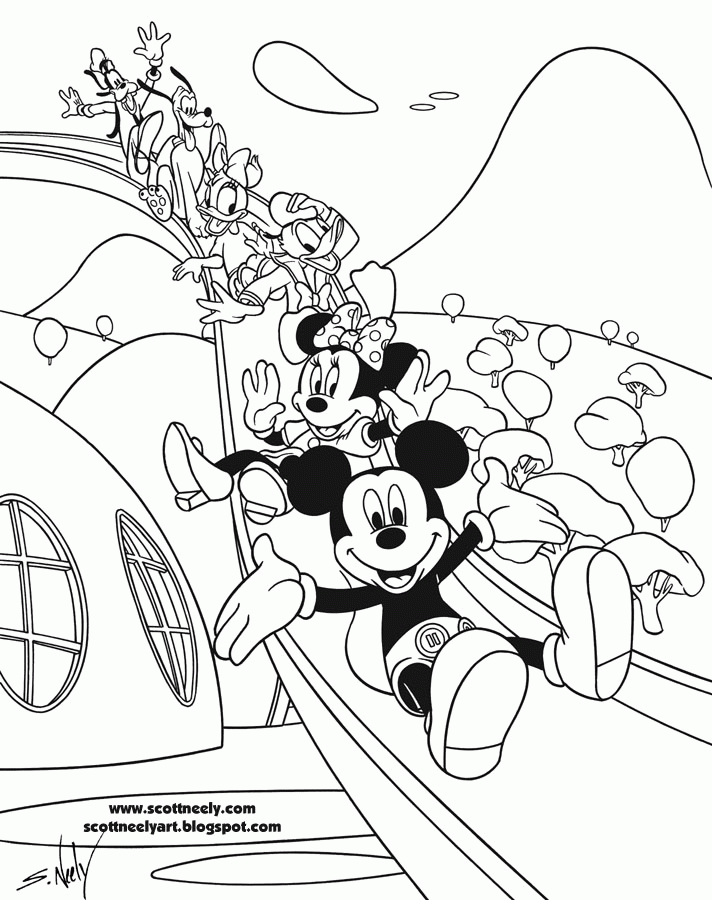 Collection Of Mickey Mouse Clubhouse Coloring Pages Free Printable