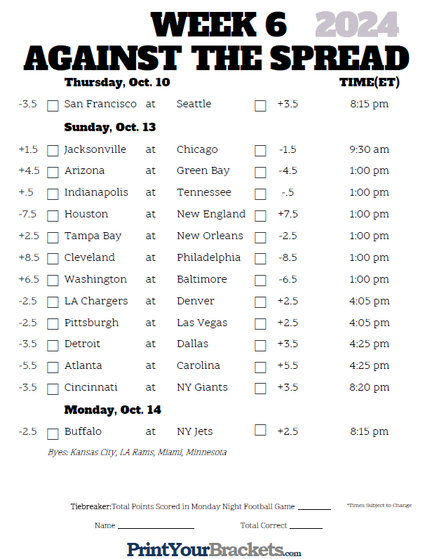 College Football Pick Em Printable Sheets Printable And Enjoyable 