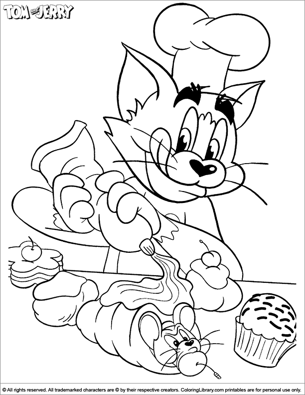 Coloring Pages Of Tom And Jerry Coloring Home