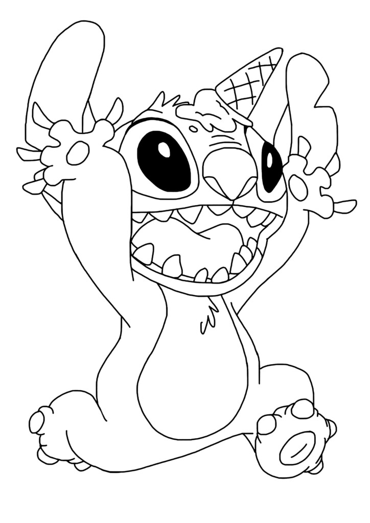 Coloring Sheets For Kids Stitch Coloring Pages