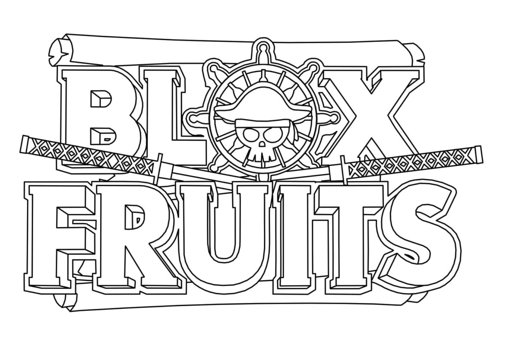 Control In Blox Fruits Coloring Play Free Coloring Game Online