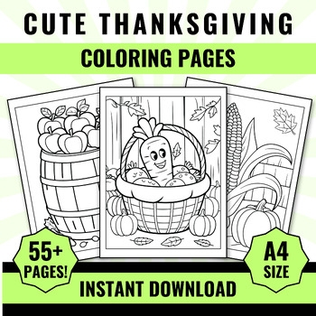 Cute Thanksgiving Coloring Pages For Kids 56 Printable Thanksgiving 