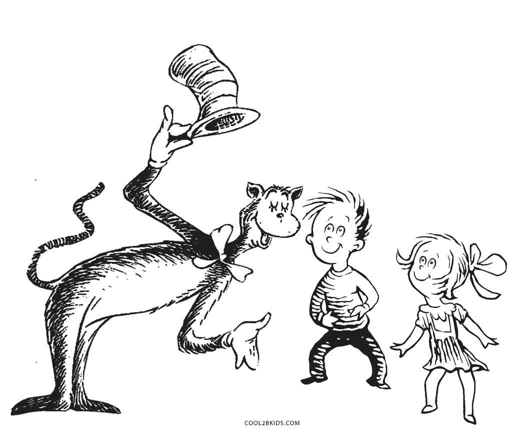 Dr Seuss Printable Coloring Sheets Printable World Holiday