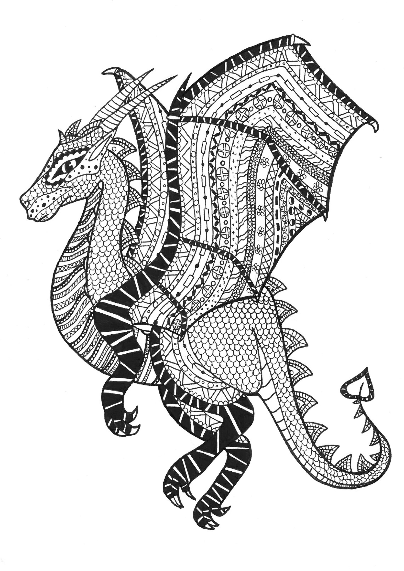 Dragon Coloring Sheets Printable Printable Templates