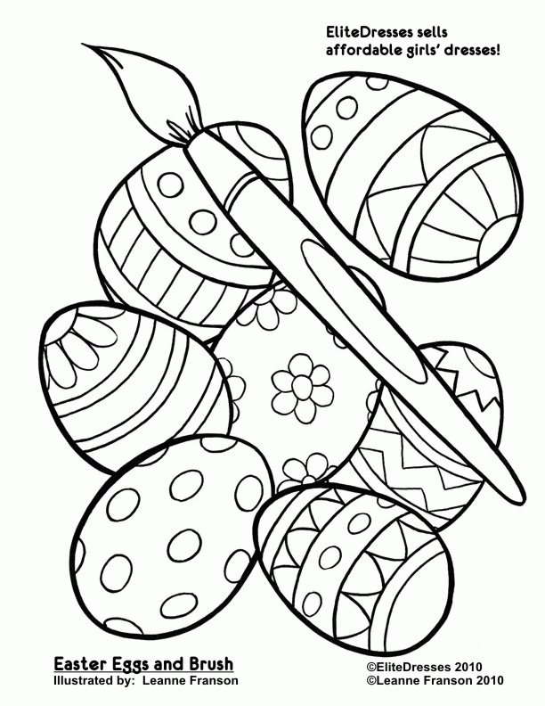 Easter Coloring Sheet Printable