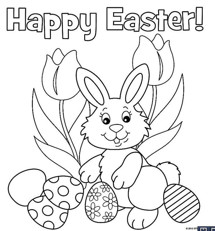 Easter Printable Color Sheets
