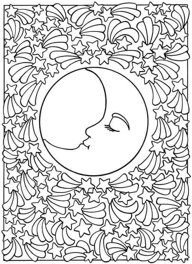 Eclipse Coloring Pages PDF Solar And Lunar Coloringfolder