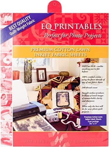 EQ Printables Inkjet Fabric Sheets 657920311725