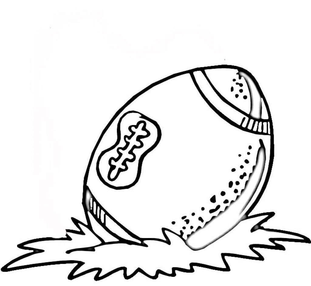 Football Coloring Sheet Free Printable