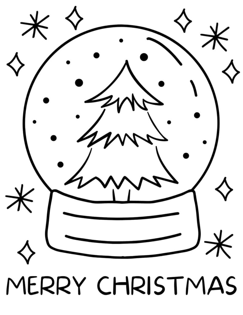 Free Christmas Printable Coloring Sheets For Kids Free Coloring Sheet 
