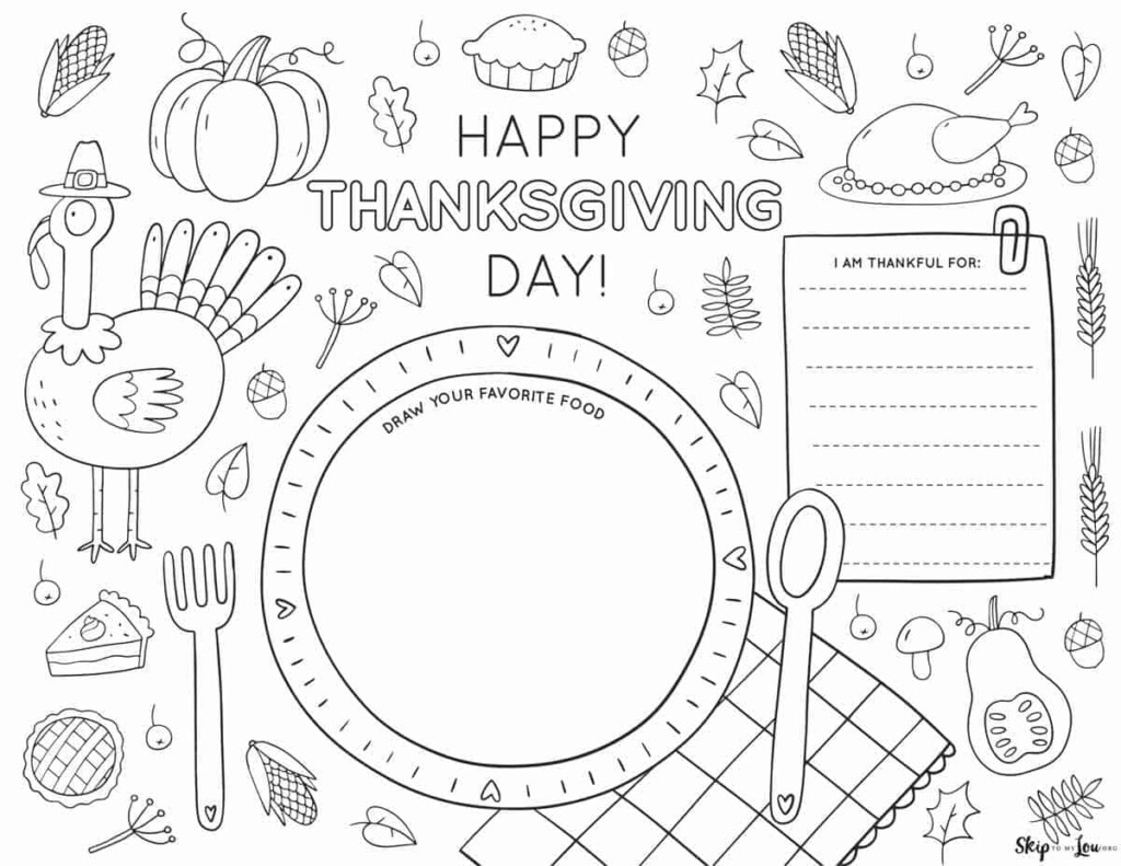 Free Free Thanksgiving Printable Activity Sheets Download Free Free 