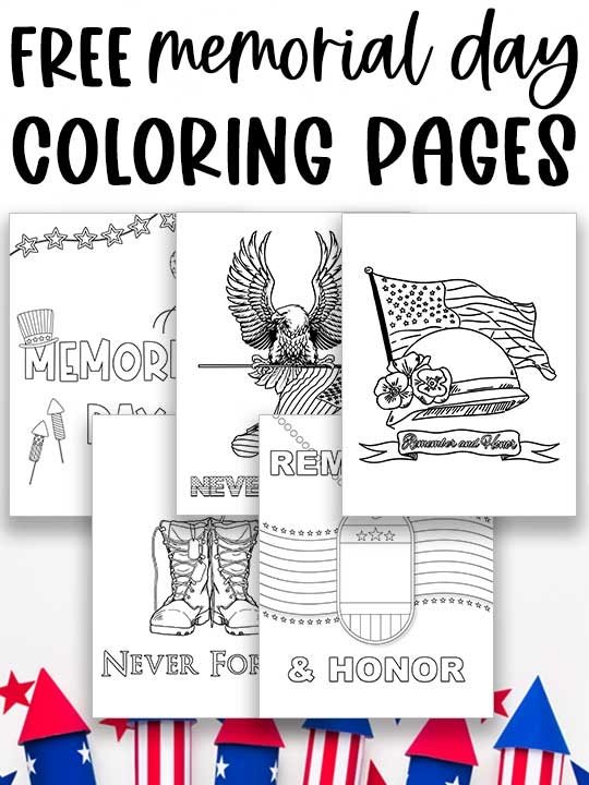 Free Memorial Day Printable Coloring Pages Page 3 Mom Envy