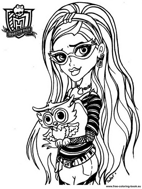 Free Monster High Coloring Sheets Download Free Monster High Coloring 
