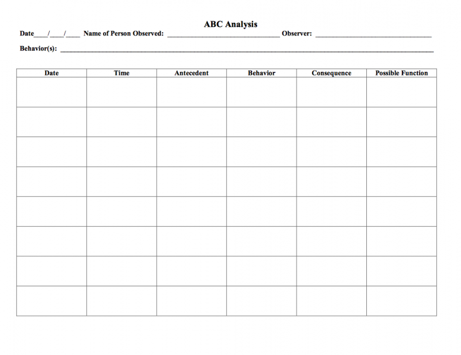 Free Printable Abc Data Sheet FREE Printable A Z