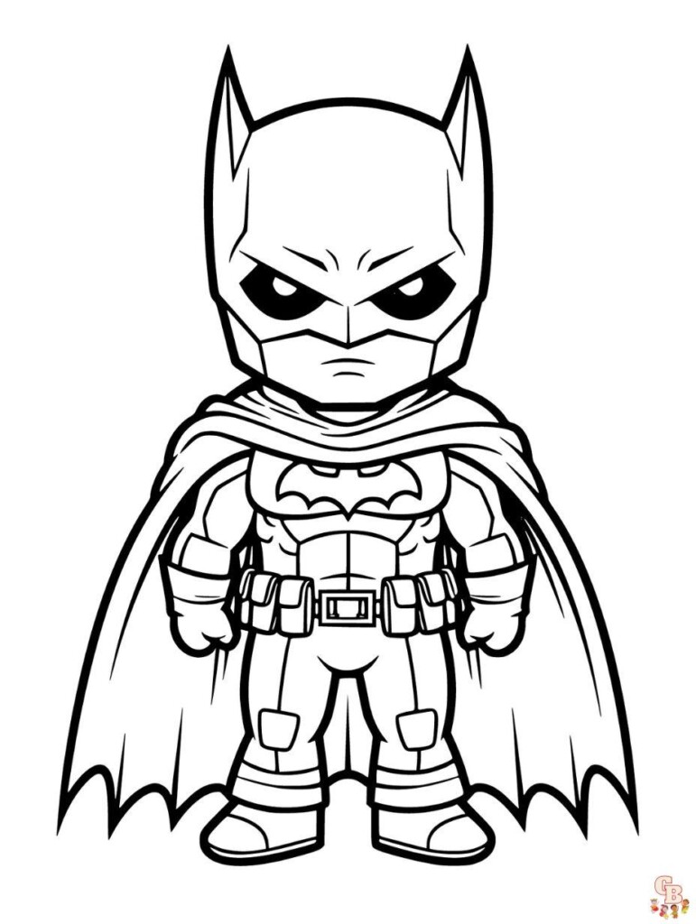 Free Printable Batman Coloring Pages For Kids GBcoloring