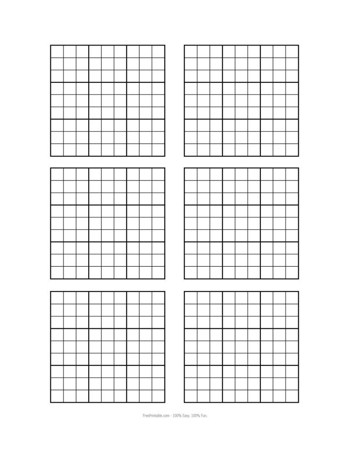 Free Printable Blank Sudoku Grids Sudoku Printable Grid Sudoku 