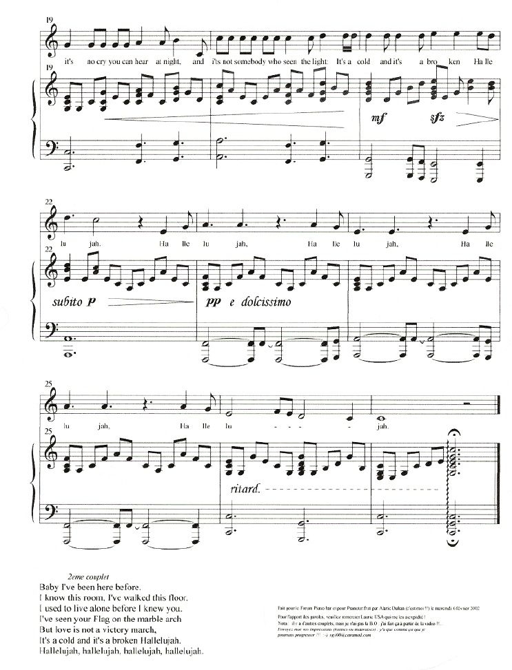 Free Printable Christmas Hallelujah Sheet Music Printable Word Searches