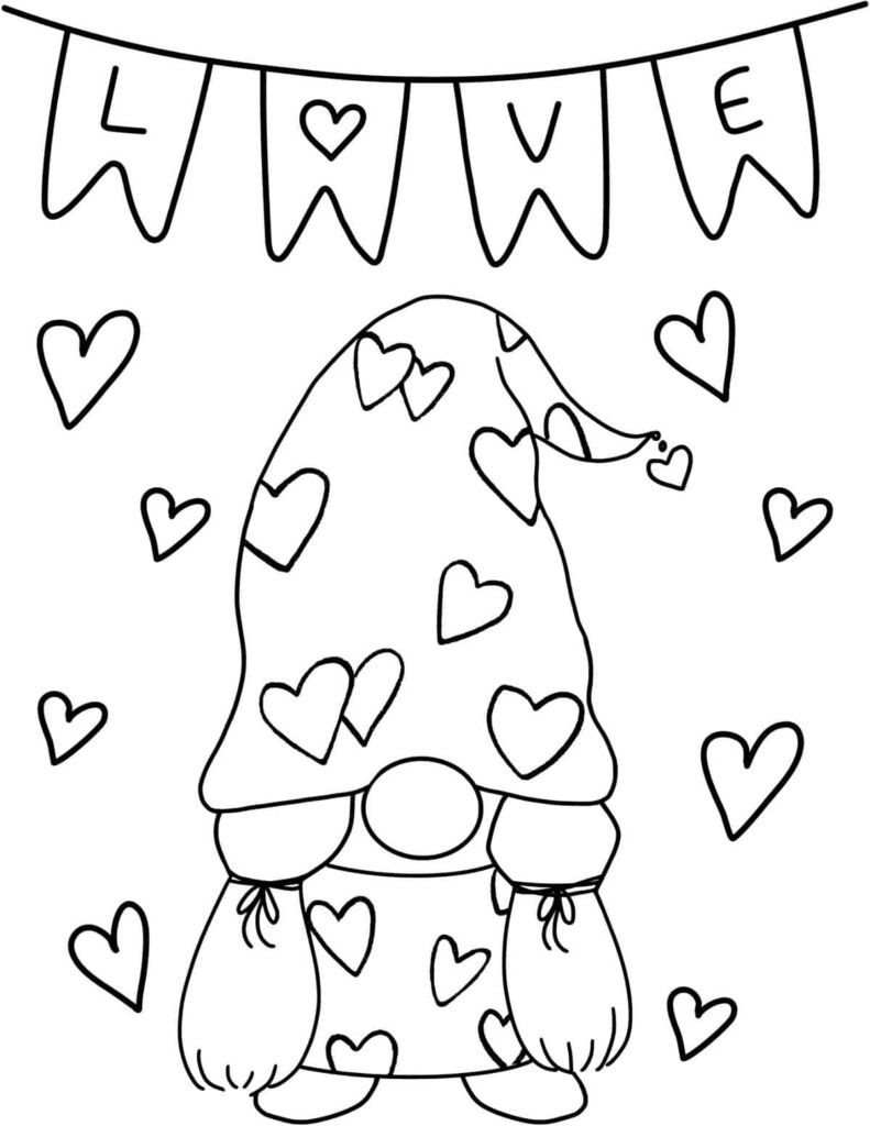Free Printable Coloring Sheets Valentines Day Free Printables Hub