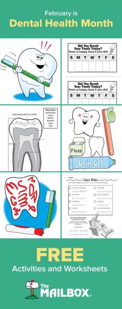 Free Printable Dental Activity Sheets