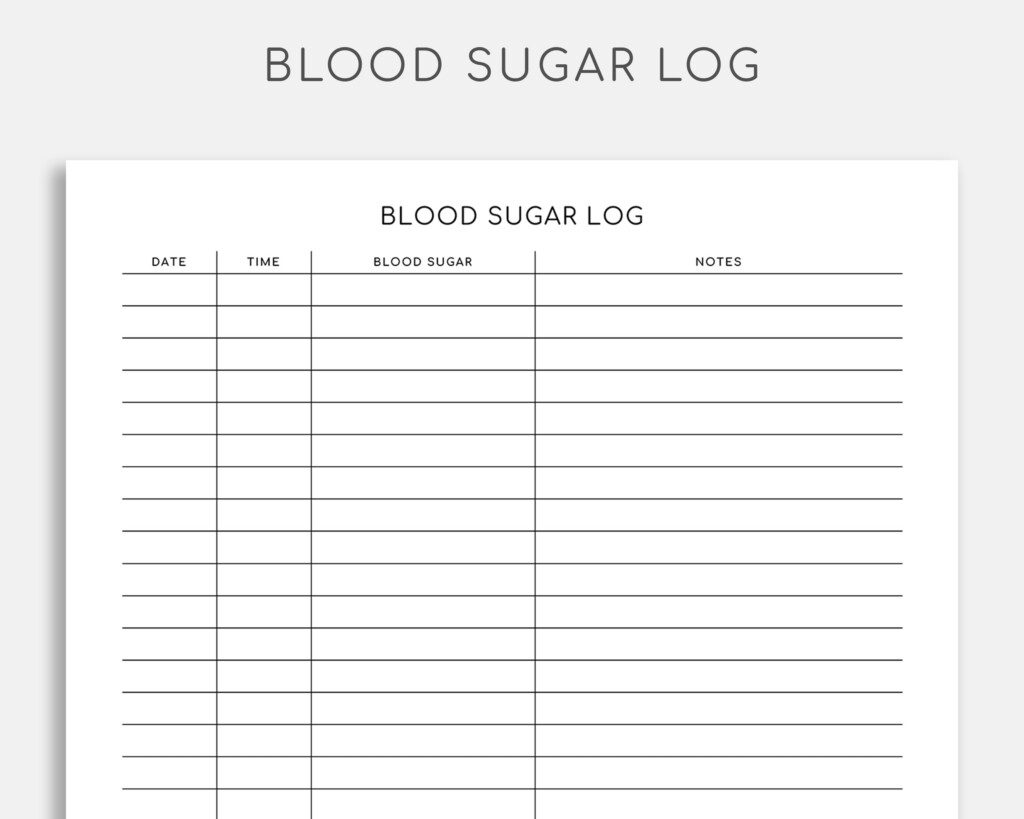 Free Printable Diabetic Log Sheets Printable Forms Free Online