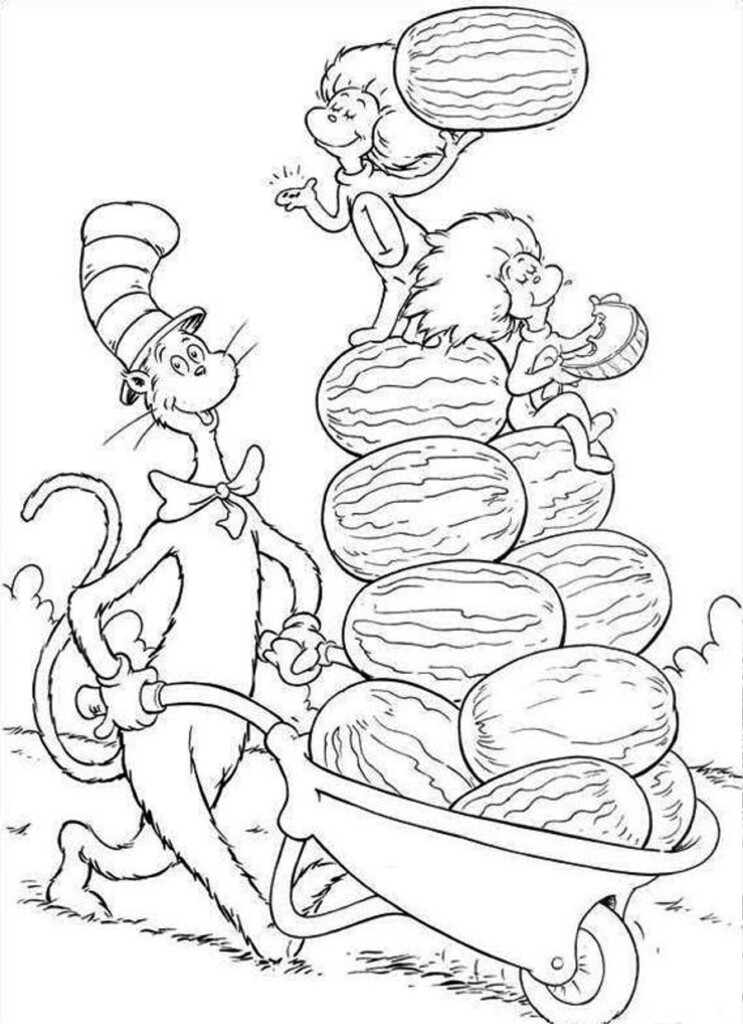 Free Printable Dr Seuss Coloring Sheets Printable Word Searches