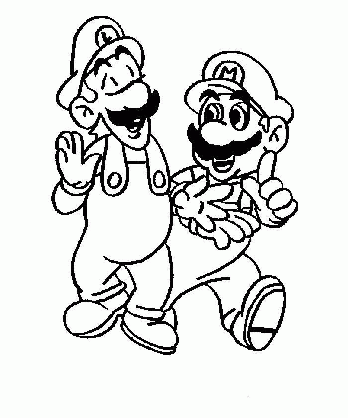 Free Printable Mario Brothers Coloring Pages Download Free Printable 