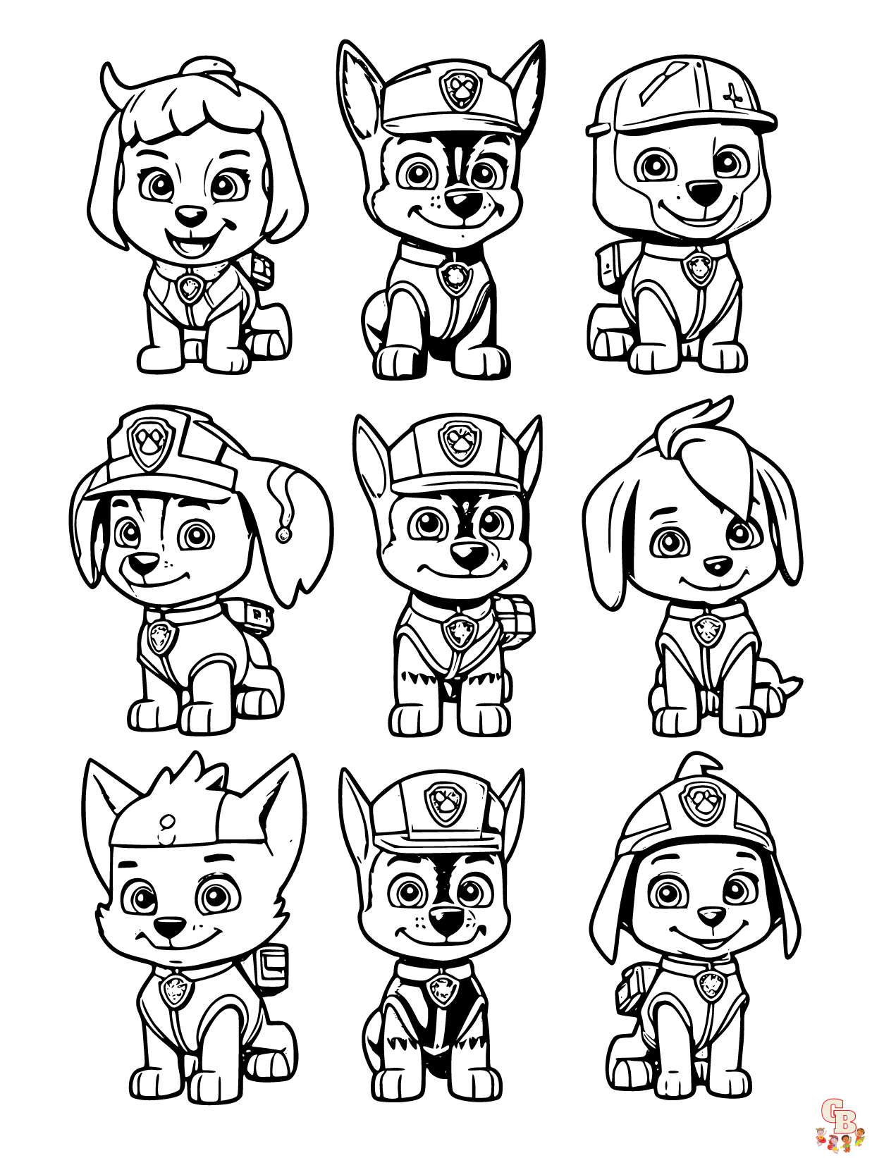 Free Printable Paw Patrol Coloring Pages Pdf Free Coloring Sheet